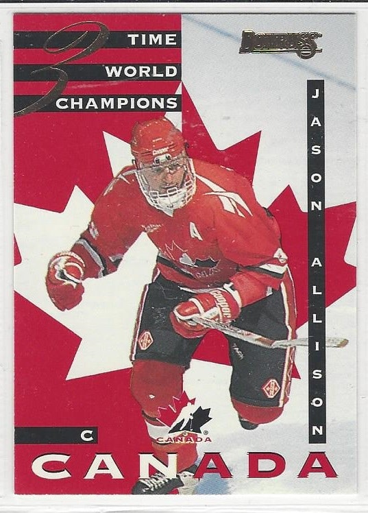 1995-96 Donruss Canadian World Junior Team #12 Jason Allison (10-X122-CANADA)