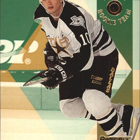 1995-96 Donruss Rookie Team #9 Todd Harvey (10-X13-NHLSTARS)