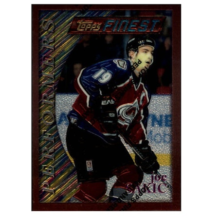 1995-96 Finest #80 Joe Sakic B (12-X238-AVALANCHE)