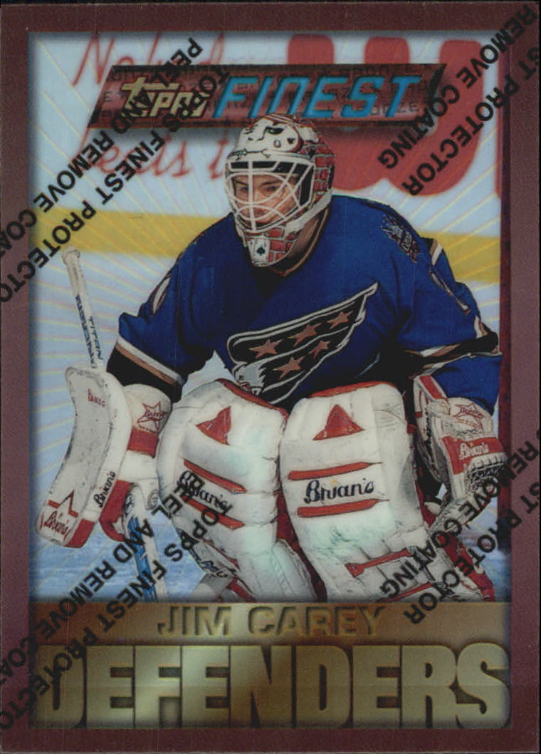 1995-96 Finest Refractors No Protectors #66 Jim Carey B (40-X31-CAPITALS)