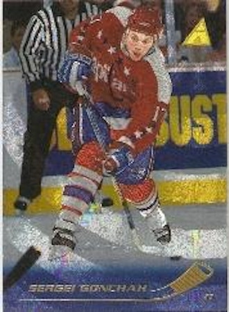 1995-96 Pinnacle Rink Collection #71 Sergei Gonchar (10-X24-CAPITALS)