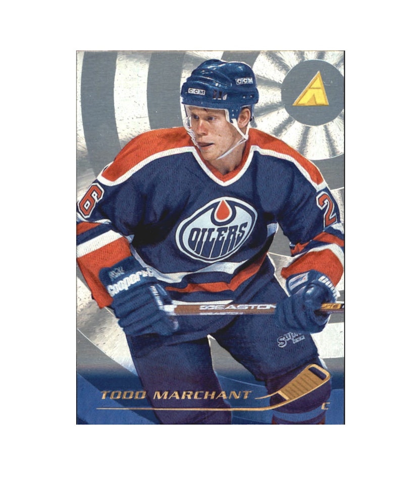 1995-96 Pinnacle Rink Collection #76 Todd Marchant (10-X163-OILERS)