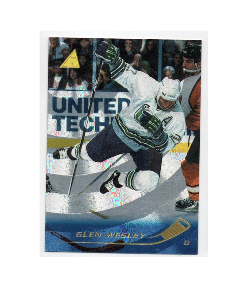 1995-96 Pinnacle Rink Collection #80 Glen Wesley (10-X210-WHALERS)