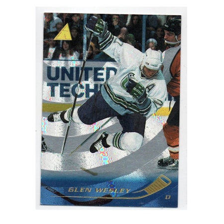 1995-96 Pinnacle Rink Collection #80 Glen Wesley (10-X210-WHALERS)