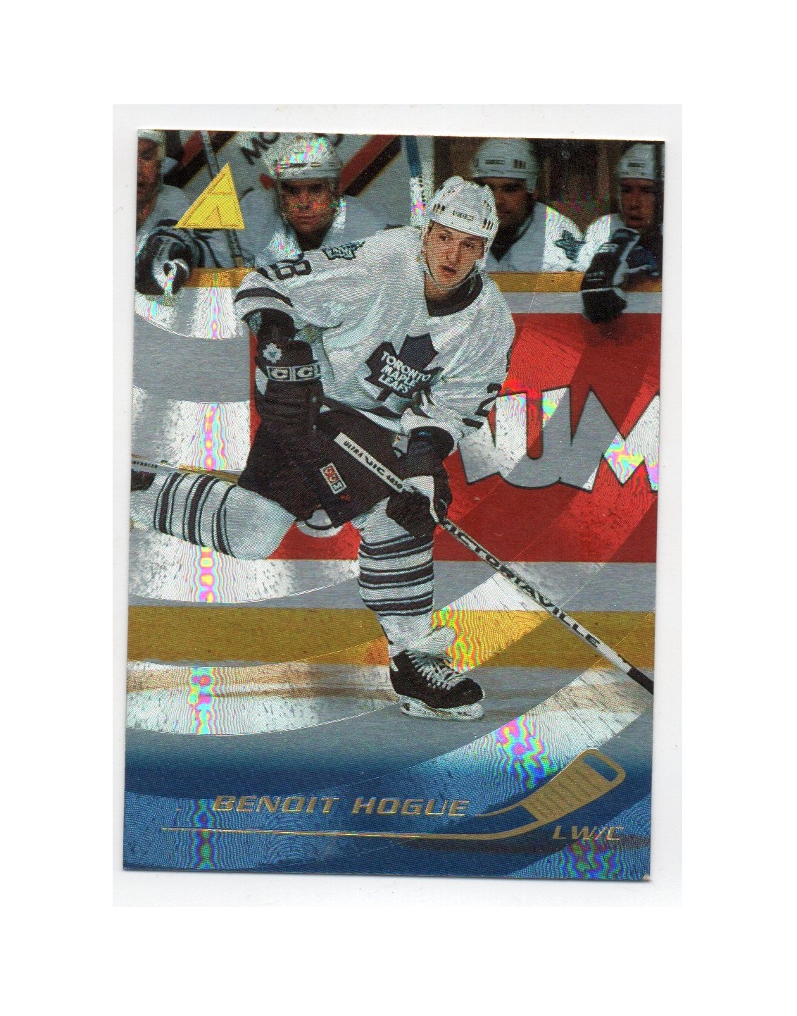 1995-96 Pinnacle Rink Collection #186 Benoit Hogue (10-X210-MAPLE LEAFS)