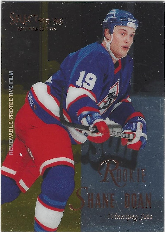 1995-96 Select Certified #114 Shane Doan RC (15-X75-NHLJETS)