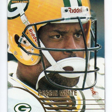 1995 Action Packed Rookies Stars #42 Reggie White (20-X296-NFLPACKERS)