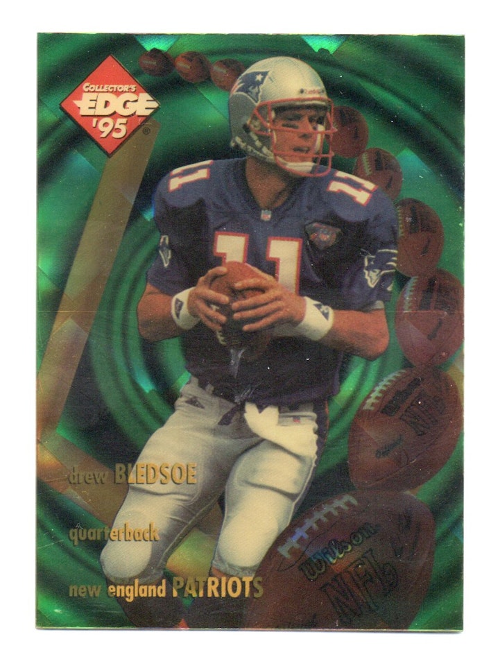 1995 Collector's Edge EdgeTech #19 Drew Bledsoe (20-X297-NFLPATRIOTS)