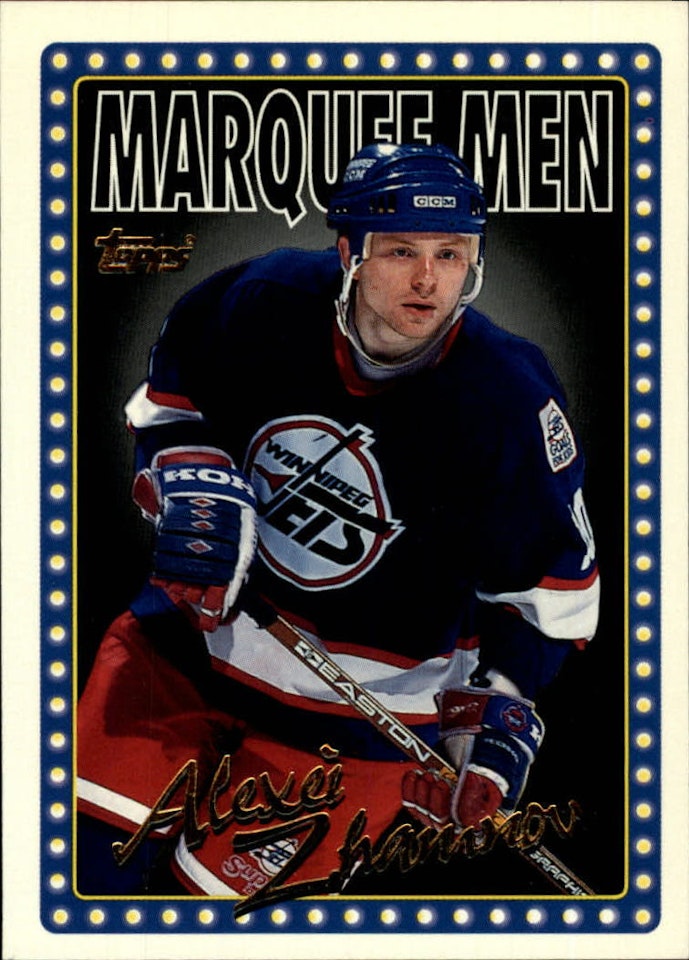 1995-96 Topps #22 Alexei Zhamnov MM (10-X27-NHLJETS)