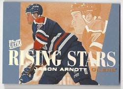 1995-96 Ultra Rising Stars #1 Jason Arnott (10-X149-OILERS)