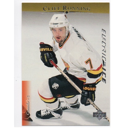 1995-96 Upper Deck Electric Ice #102 Cliff Ronning (10-X248-CANUCKS)