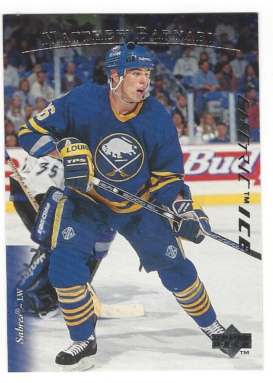 1995-96 Upper Deck Electric Ice #341 Matthew Barnaby (12-236x8-SABRES)