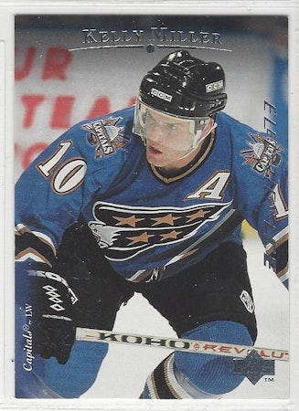 1995-96 Upper Deck Electric Ice #346 Kelly Miller (12-294x9-CAPITALS)