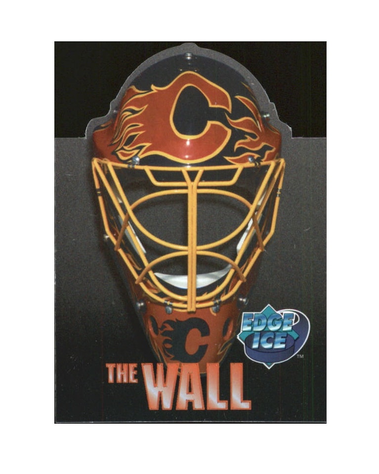 1996 Collector's Edge Ice The Wall #TW8 Dwayne Roloson (15-X187-FLAMES)