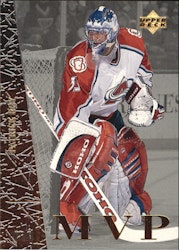 1996-97 Collector's Choice MVP #UD19 Patrick Roy (12-X23-AVALANCHE)