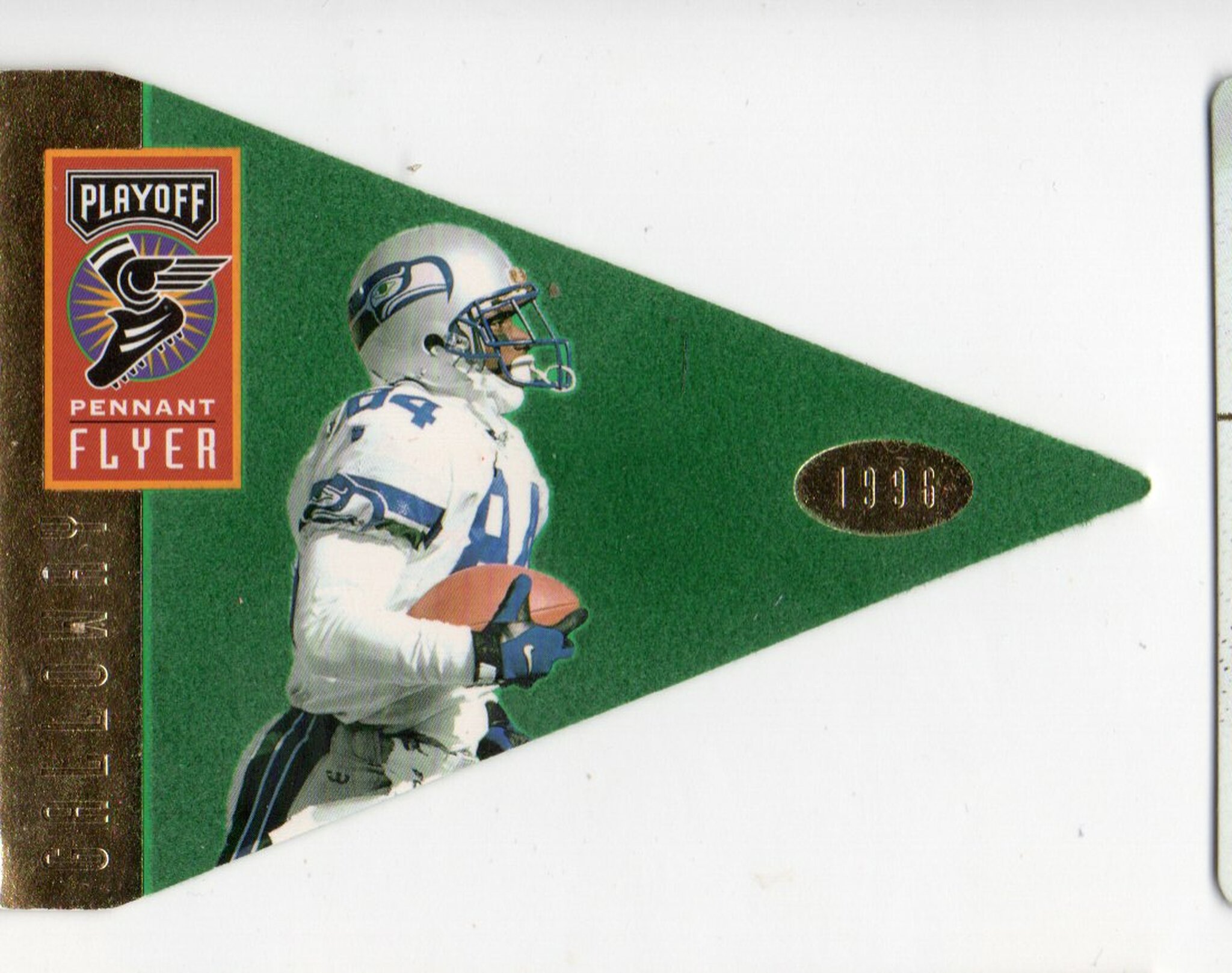 1996 Playoff Contenders Pennant Flyers #PF2 Joey Galloway (30-X296-NFLSEAHAWKS)