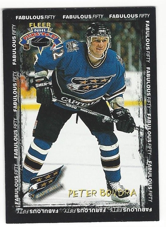 1996-97 Fleer Picks Fabulous 50 #2 Peter Bondra (10-X78-CAPITALS)