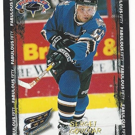 1996-97 Fleer Picks Fabulous 50 #14 Sergei Gonchar (10-X78-CAPITALS)