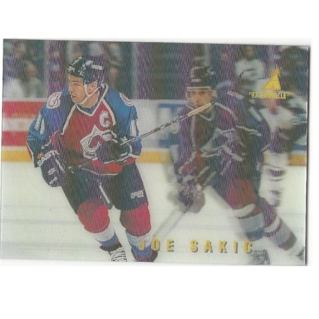 1996-97 McDonald's Pinnacle #10 Joe Sakic (10-154x2-AVALANCHE)