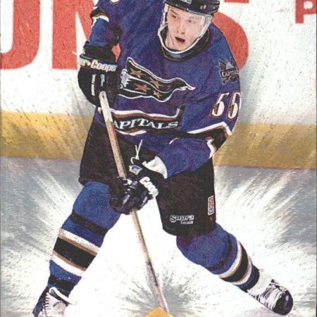 1996-97 Pinnacle Rink Collection #40 Sergei Gonchar (12-X10-CAPITALS)