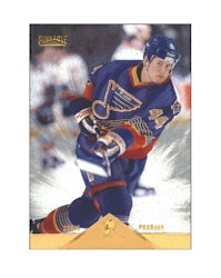 1996-97 Pinnacle Rink Collection #58 Chris Pronger (12-X186-BLUES)