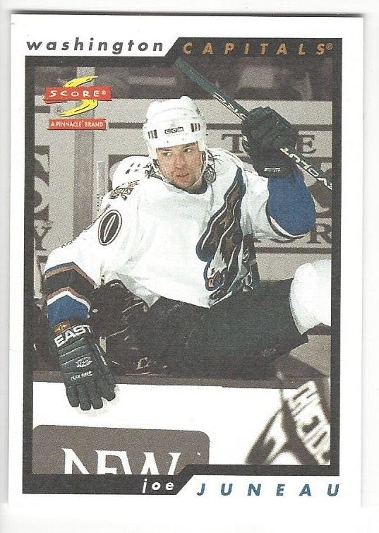1996-97 Score Golden Blades #144 Joe Juneau (10-X116-CAPITALS)