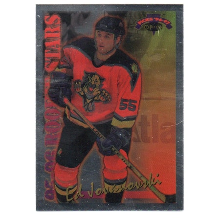 1996-97 Topps Picks Rookie Stars OPC #RS11 Ed Jovanovski (60-X248-NHLPANTHERS)