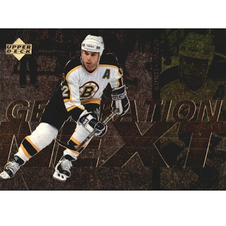 1996-97 Upper Deck Generation Next #X40 Adam Oates Joe Juneau (15-X125-CAPITALS+BRUINS)