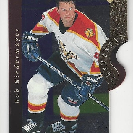 1996-97 Upper Deck Superstar Showdown #SS28A Rob Niedermayer (10-159x9-NHLPANTHERS)