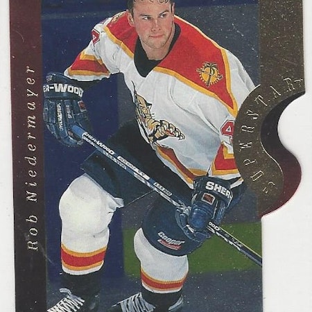 1996-97 Upper Deck Superstar Showdown #SS28A Rob Niedermayer (10-X150-NHLPANTHERS)