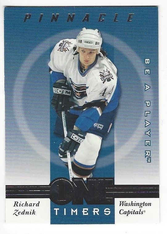 1997-98 Be A Player One Timers #17 Richard Zednik (12-X77-CAPITALS)