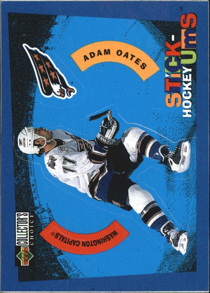 1997-98 Collector's Choice Stick 'Ums #S28 Adam Oates (10-X15-CAPITALS)