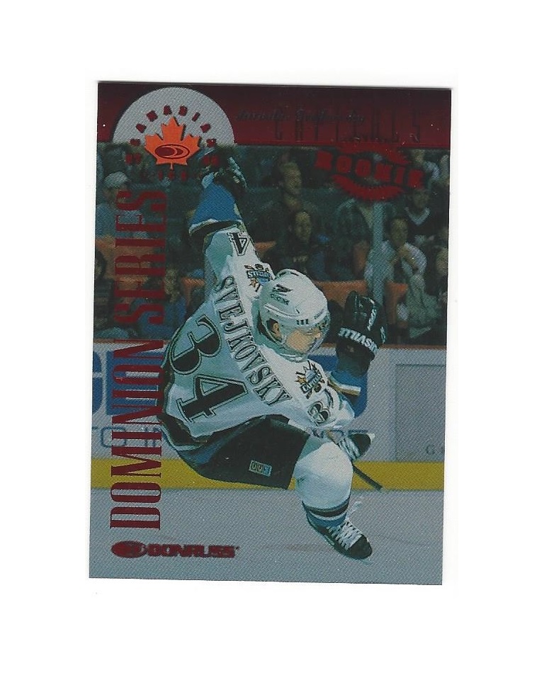1997-98 Donruss Canadian Ice Dominion Series #143 Jaroslav Svejkovsky (20-X93-CAPITALS)