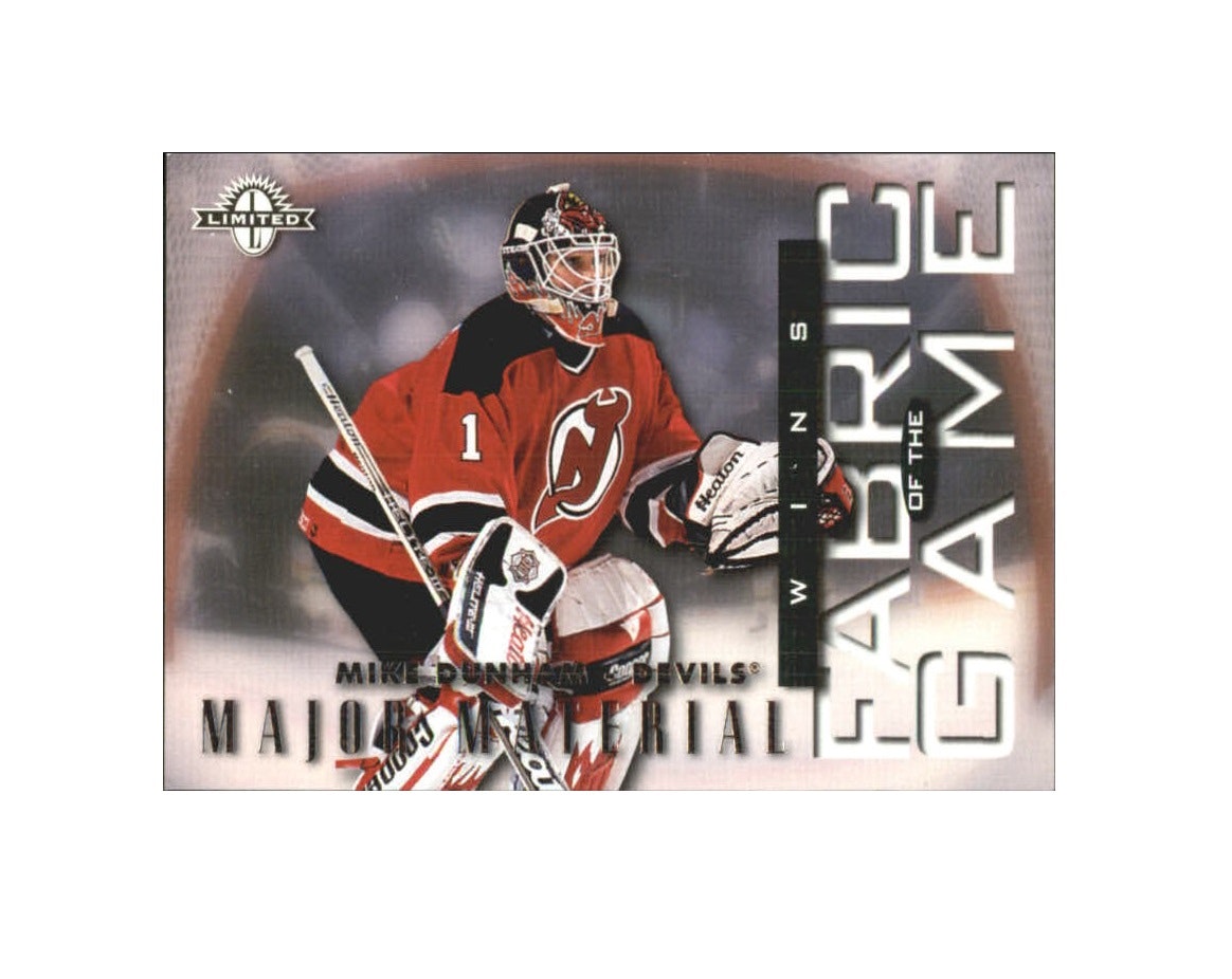 1997-98 Donruss Limited Fabric of the Game #41 Mike Dunham M (10-X213-DEVILS)
