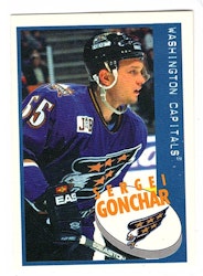 1997-98 Panini Stickers #112 Sergei Gonchar (5-X151-CAPITALS)
