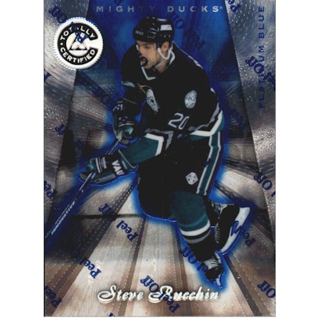 1997-98 Pinnacle Totally Certified Platinum Blue #64 Steve Rucchin (12-X180-DUCKS)