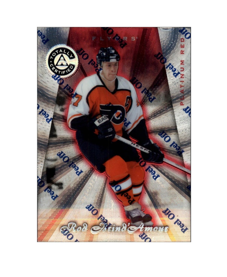 1997-98 Pinnacle Totally Certified Platinum Red #93 Rod Brind'Amour (15-X179-FLYERS)