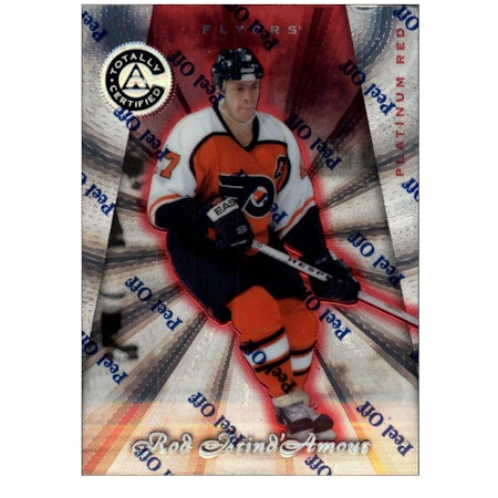 1997-98 Pinnacle Totally Certified Platinum Red #93 Rod Brind'Amour (15-X179-FLYERS)