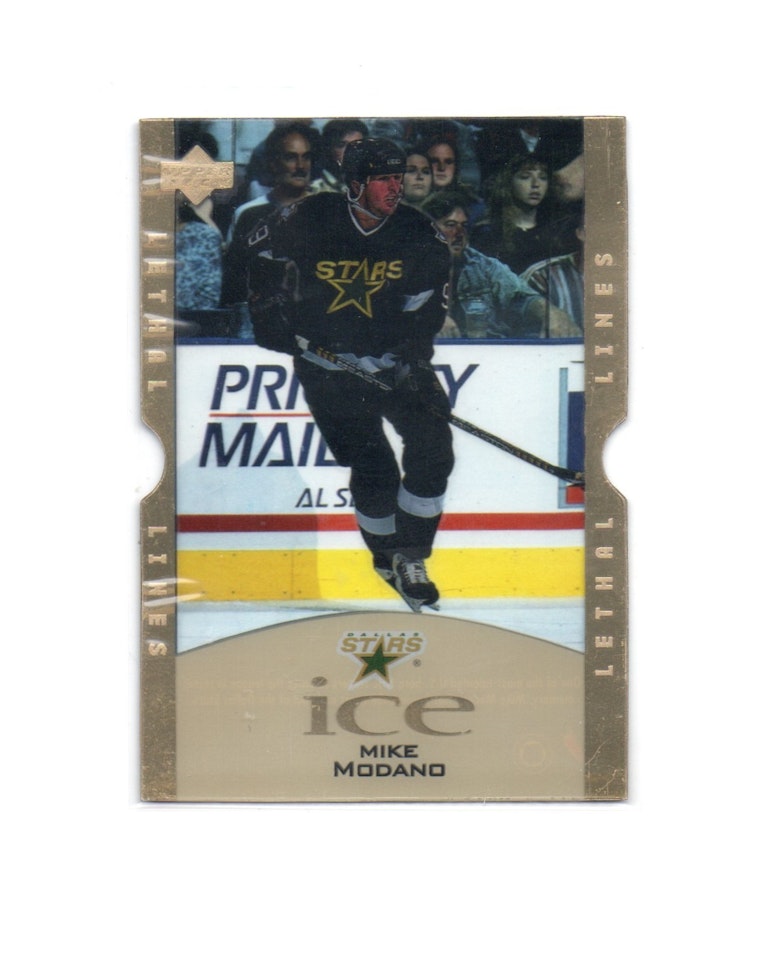 1997-98 Upper Deck Ice Lethal Lines 2 #L8B Mike Modano (100-X285-NHLSTARS)