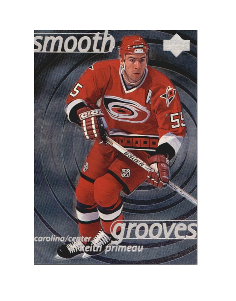 1997-98 Upper Deck Smooth Grooves #SG55 Keith Primeau (10-X192-HURRICANES)