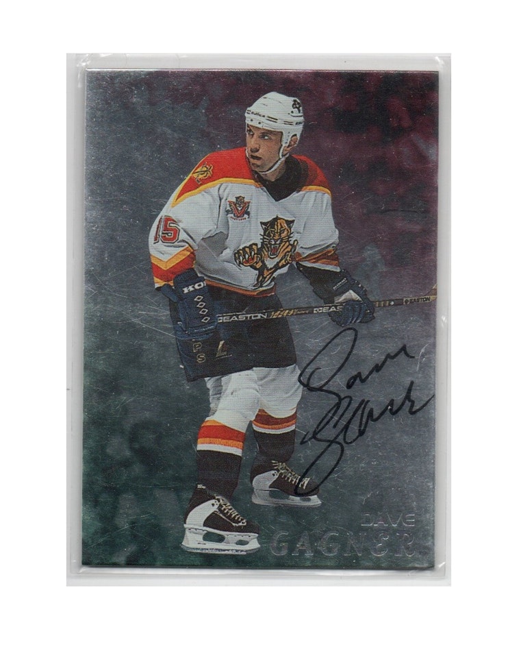 1998-99 Be A Player Autographs #57 Dave Gagner (30-X123-NHLPANTHERS)