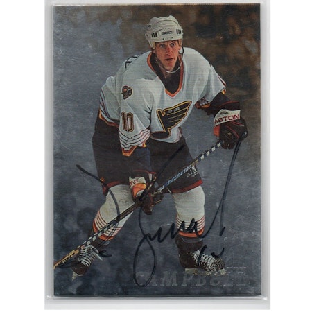 1998-99 Be A Player Autographs #125 Jim Campbell (30-X186-BLUES)