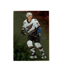 1998-99 Be A Player Autographs Gold #147 Joe Juneau (50-X150-CAPITALS)