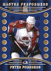 1998-99 Crown Royale Master Performers #4 Peter Forsberg (40-X295-AVALANCHE)