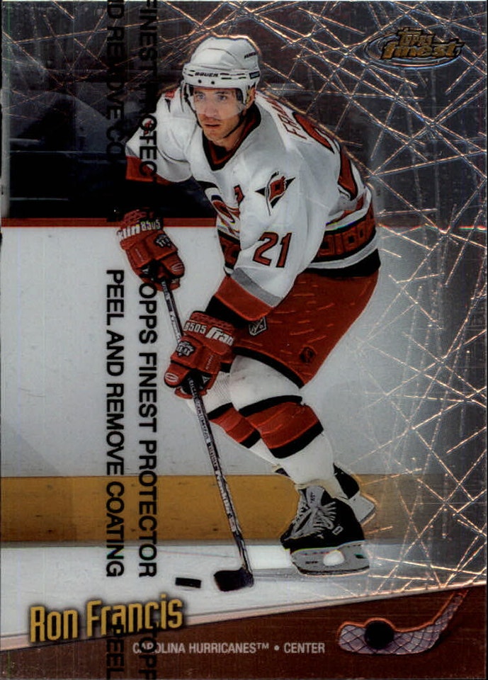 1998-99 Finest #50 Ron Francis (5-X11-HURRICANES)