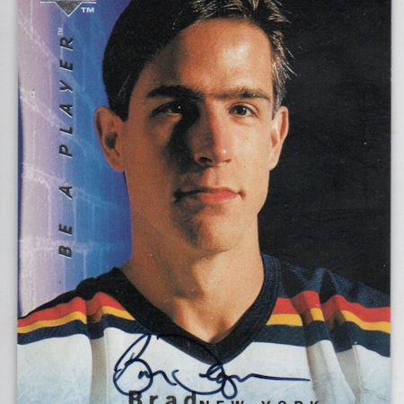 1995-96 Be A Player Autographs #S10 Brad Dalgarno (25-X299-ISLANDERS)