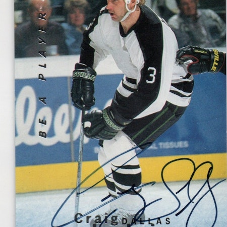 1995-96 Be A Player Autographs #S128 Craig Ludwig (30-X299-NHLSTARS)