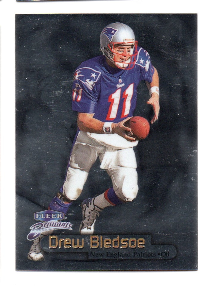 1998 Fleer Brilliants #10 Drew Bledsoe (15-X297-NFLPATRIOTS)