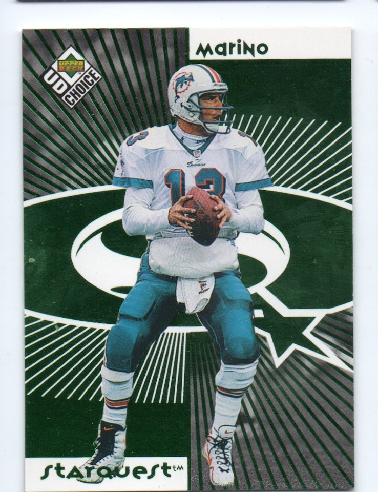 1998 UD Choice Starquest Rookquest Green #SR13 D.Marino B.Griese (15-X296-NFLDOLPHINS)