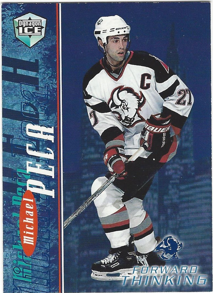 1998-99 Pacific Dynagon Ice Forward Thinking #3 Michael Peca (10-183x6-SABRES)